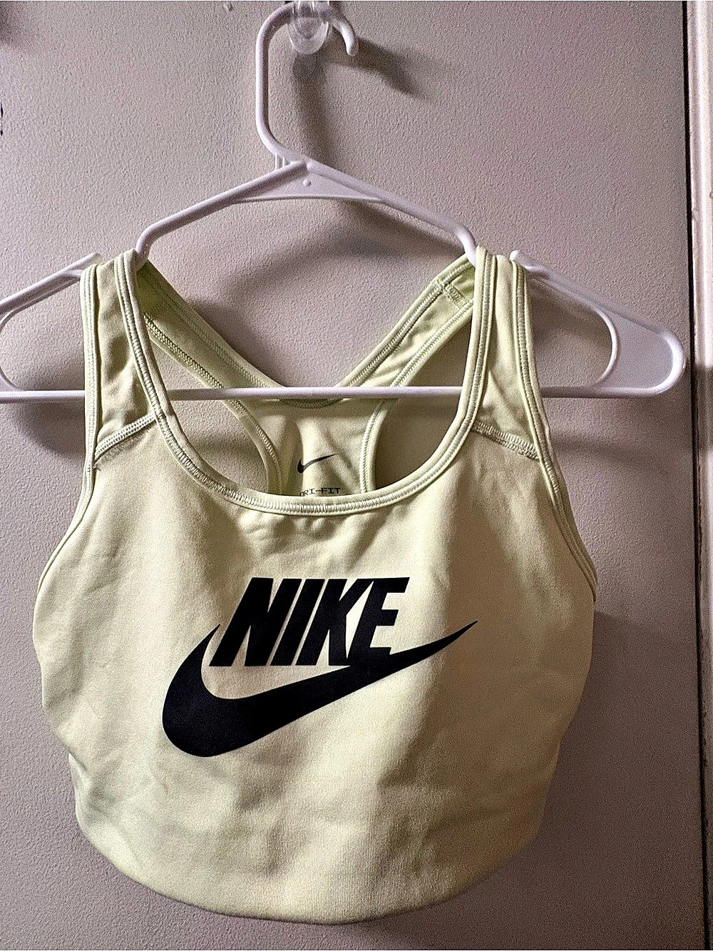 Nike Dri-FIT Crop Top Green Size Small